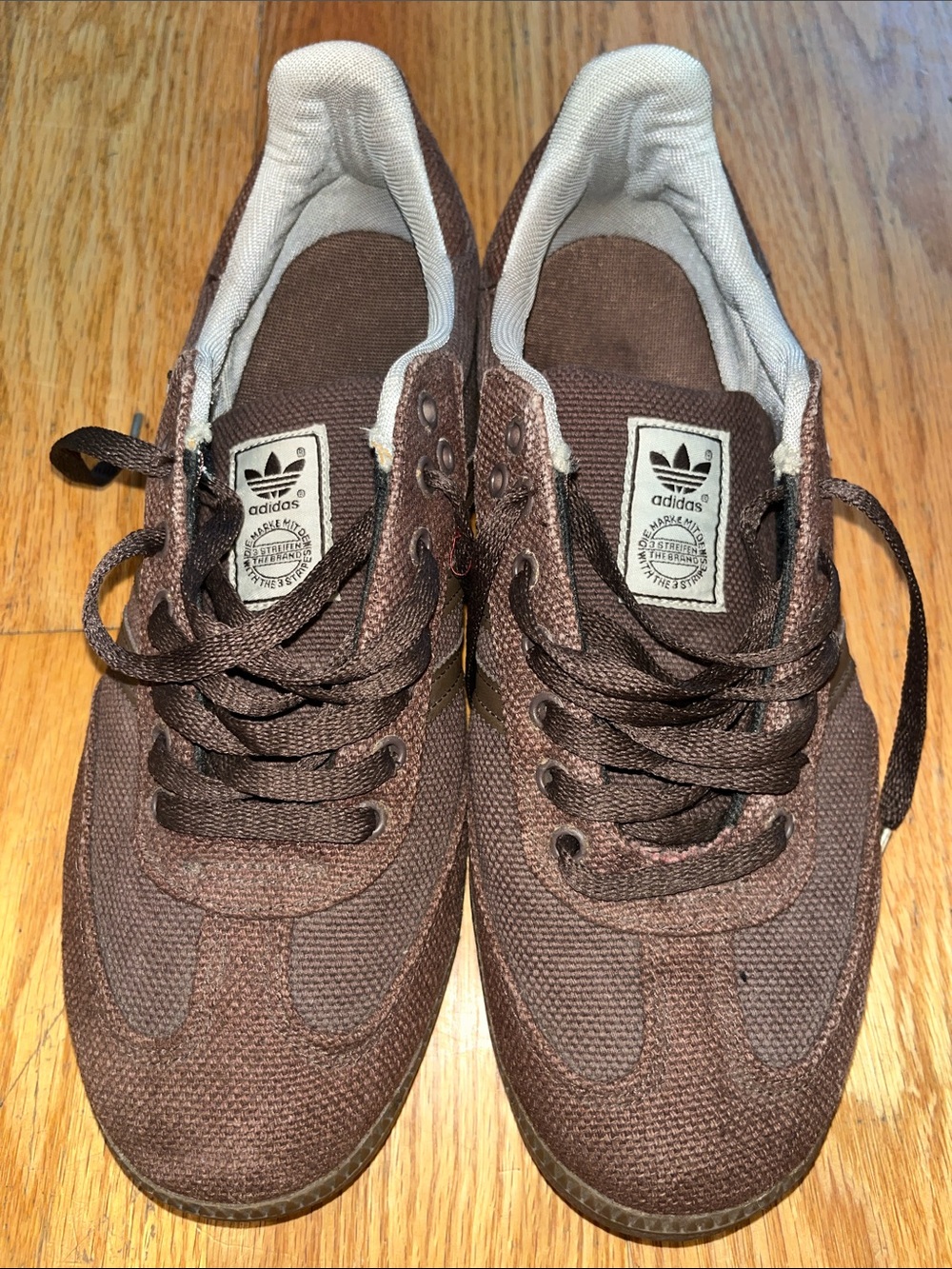 Adidas Brown Hemp Sambas - Picture 2 of 9